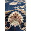 Tapis d'art en soie bleu / rouille / beige One-of-a-Kind Tabriz