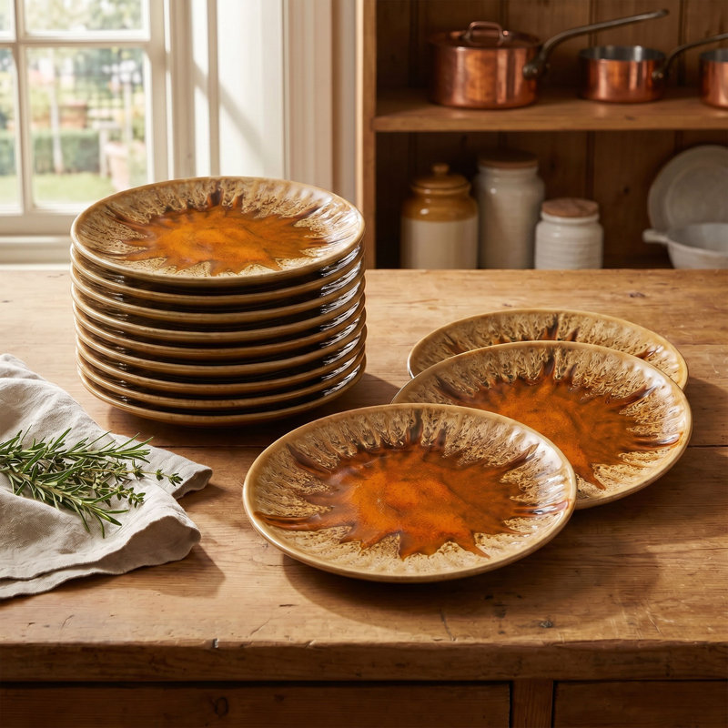 Reactive Glaze Stoneware Catchall Dish