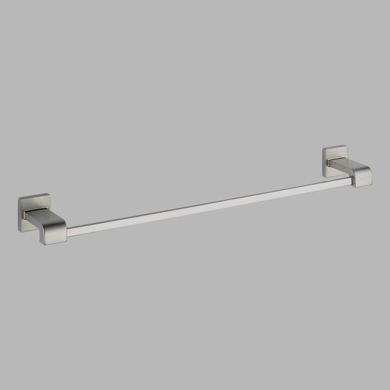 1 - Bar Wall Towel Bar, 2.3" H x 18" L x 3.5" D, Chrome