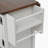 54" Farmhouse Kitchen Island With Drop Leaf, Power Outlet, Kitchen Storage Cart With 2 Doors, 2 Drawers, Rolling Kitchen Island On 4 Large Wheels With Spice Rack For Kitchen, Dining Room, White-1734302637