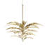 Lustre léger à niveaux unique avec accents de palmiers en cristal-87851364-131401488-87851359