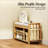 Shoe Bench with Comfortable Cushioned Seating