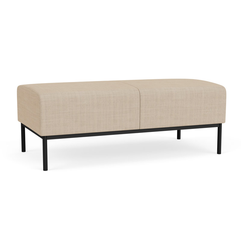 Banc de réception Darsey, Noir, Chambray calcaire