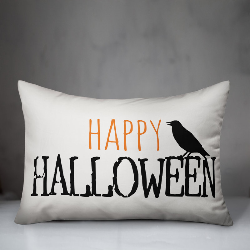  Coussin Happy Halloween, Utilisation intérieure seulement