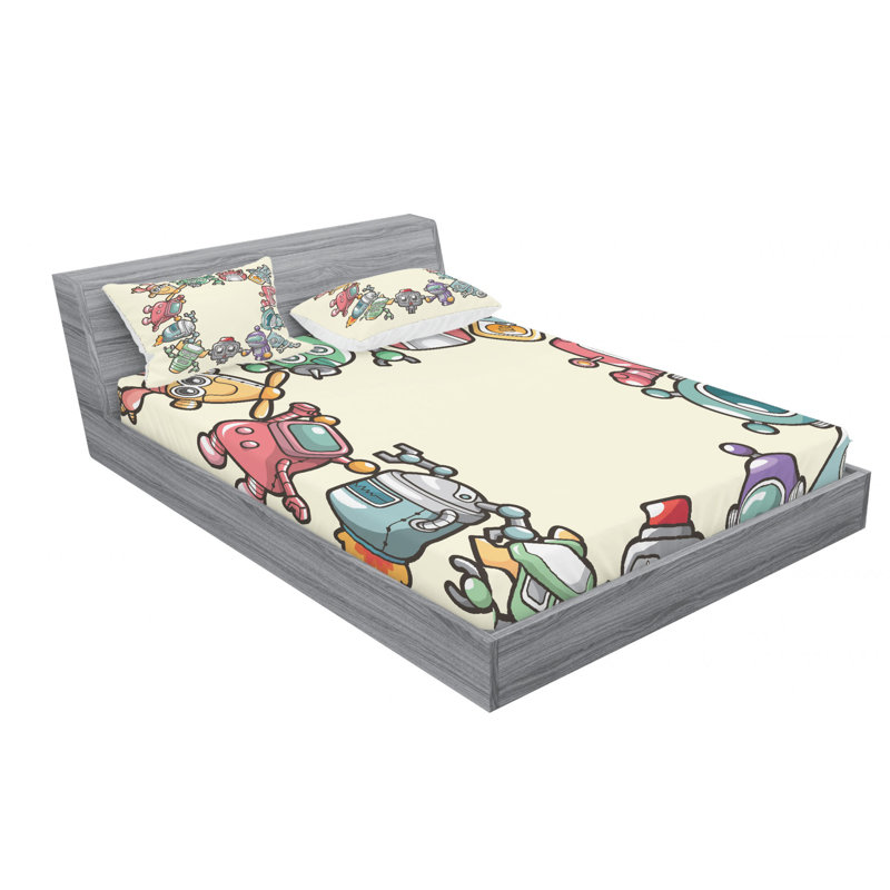 Microfiber Sheet Set, Full Sheet Set + Fitted Sheet + 2 Pillowcases