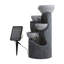 Weather Resistant Floor Fountain with Light