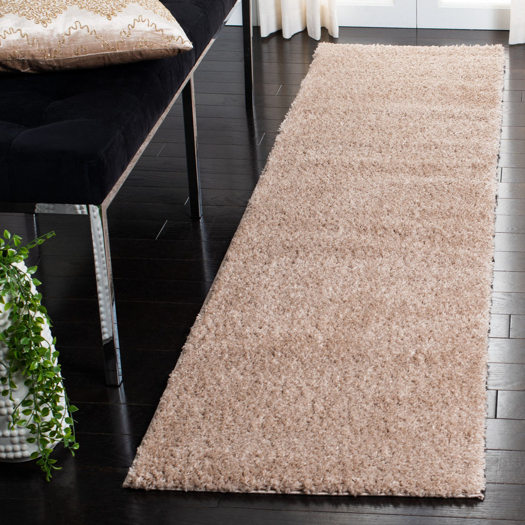 Alayasia Shaggy Performance Solid Color Rug Ebern Designs Rug 