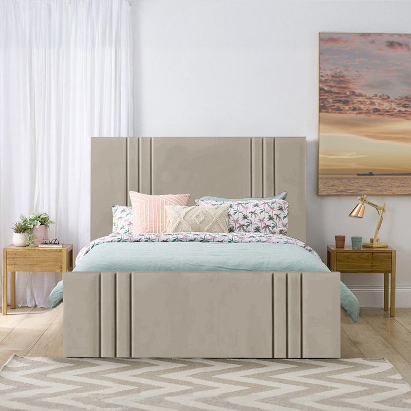 Mishayla Storage Bed, 135 x 190 cm, Coffee