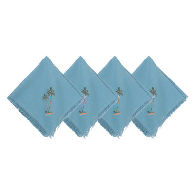 Retro Palms Napkins Set of 4