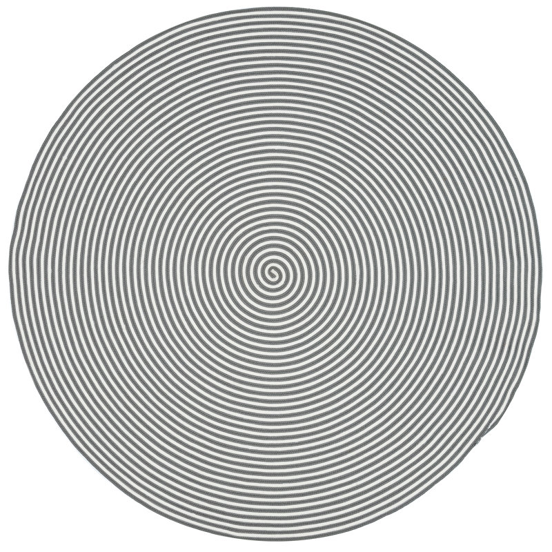 Kircher Geometric Indoor Rug, Round 7'10"
