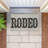 Rodeo with Western Stars Outdoor Door Mat, design by Sisi and Seb, 18"x30"