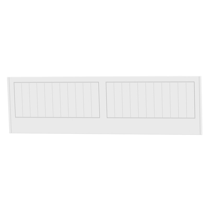 Fully Assembled Saxena Headboard, Super King (6'), White