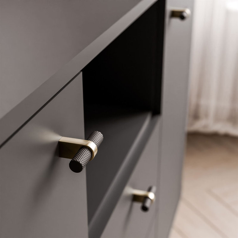 150cm Sideboard, Black/Black