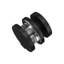 Porte de baignoire coulissante sans cadre l 56-60 po x H 60 po Porte de douche en verre sans cadre