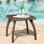 Aaliah Rectangular Outdoor Side Table , 17.7 " W 17.7 " D