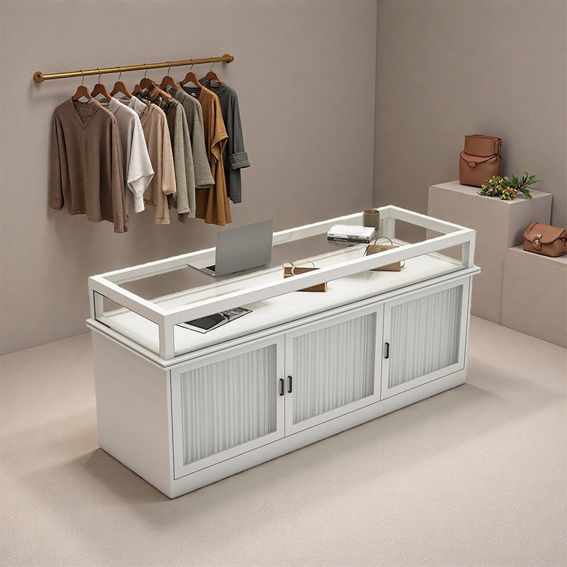Vitrines Creative Retro, Blanc