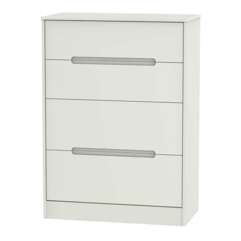 Fully Assembled Vernon 4 Drawer Chest, Kashmir Matt/Kashmir Matt