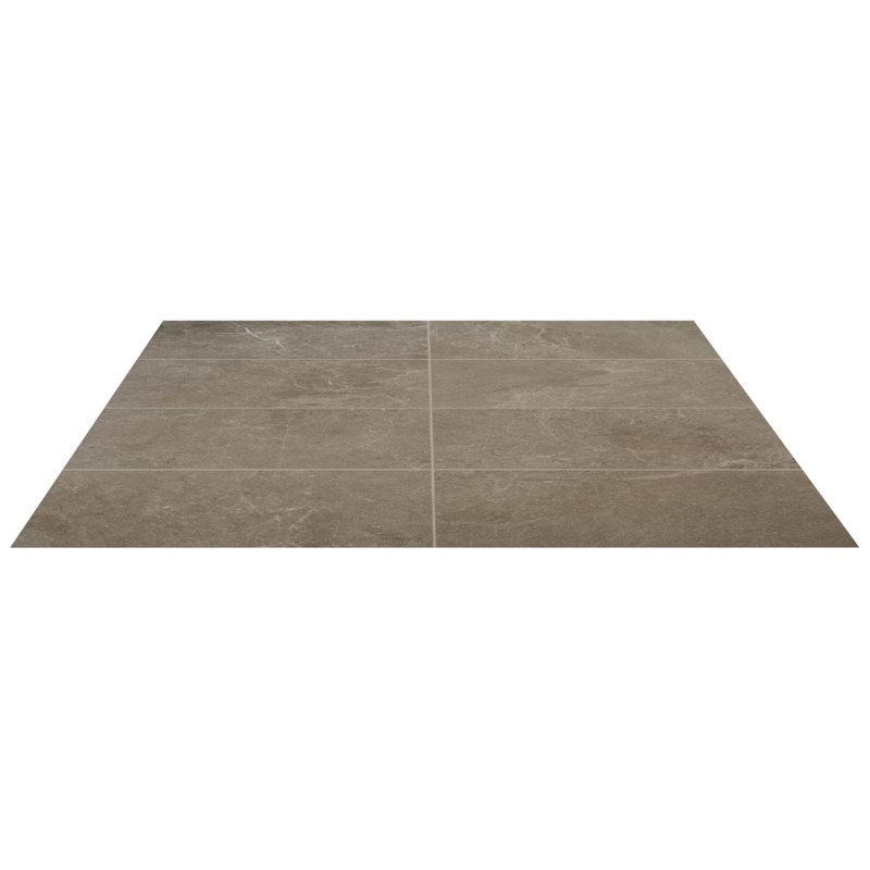 ZenTech 12x24 Matte Porcelain Tile, Greige Beige
