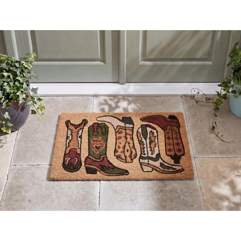 CARMONA Non-Slip Abstract Doormat