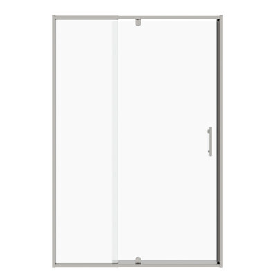 38 - 42" W X 71" H Pivot Swing Shower Door, 1/4" Tempered Glass, , Reversible Setup, Magnetic Close, Leakage System , Universal Fit, Easy Installation, Closure
