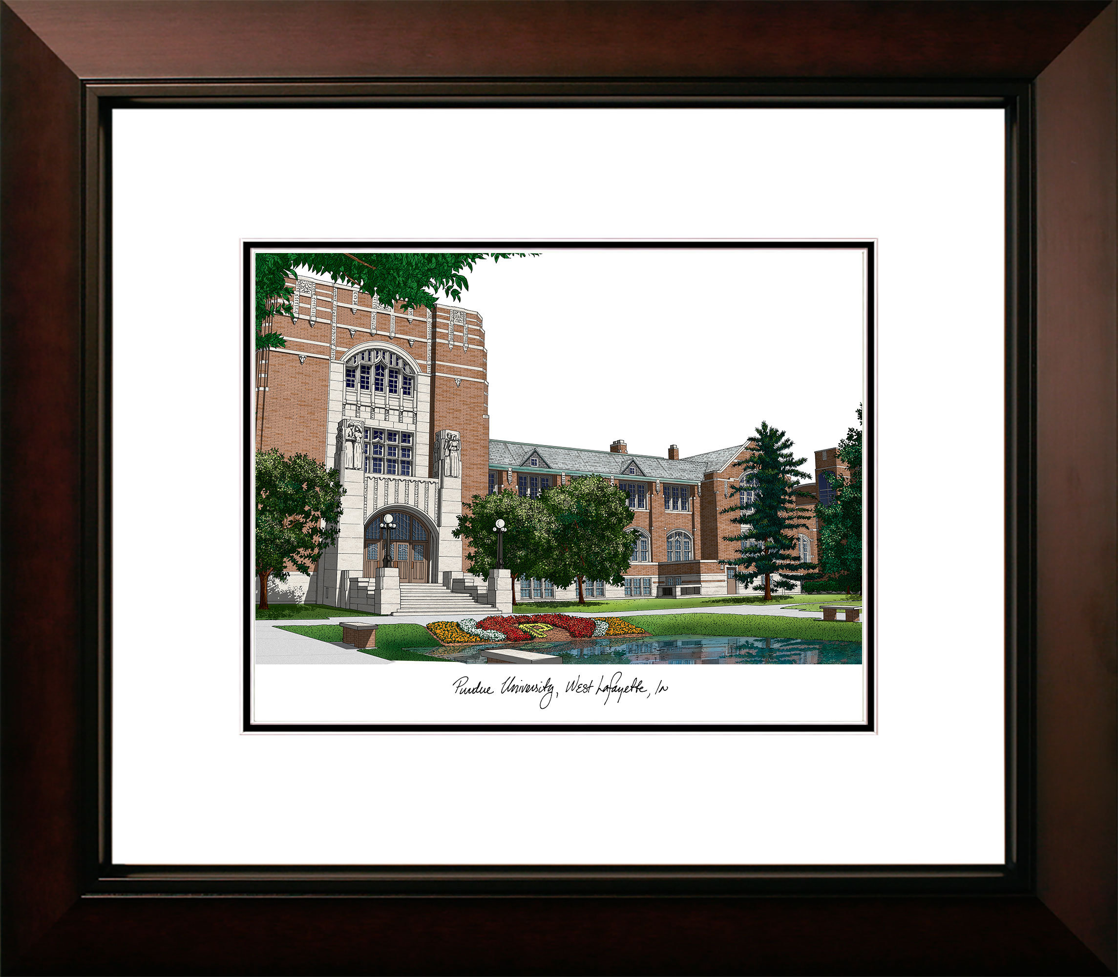 Campus Images NCAA Purdue Boilermakers Legacy Alumnus Lithograph ...