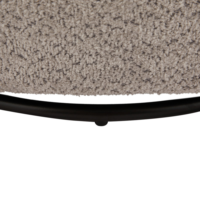 Chaise d'appoint pour le salon avec fonction pivotante, Gris