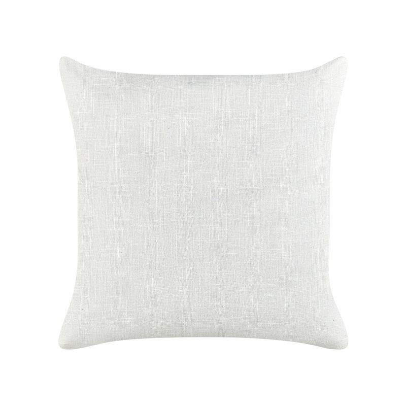 Berklie Striped Square Throw Cushion, White