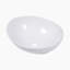 Lavabo de salle de bain vasque ovale en céramique blanche 13 po Hewei