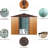 Coffee 8ft X 10ft Outdoor Metal Shed With Secure Foundation - Galvanized Steel Build, Punched Vents, Sliding Door Padlock, Hassle- Assembly Storage Shed, Iron Construction For Longevity, Vents-117455872-117455871