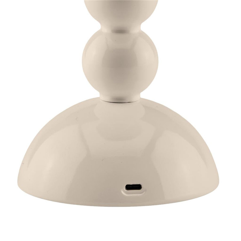 Bobbin LED Table Lamp, Cappuccino