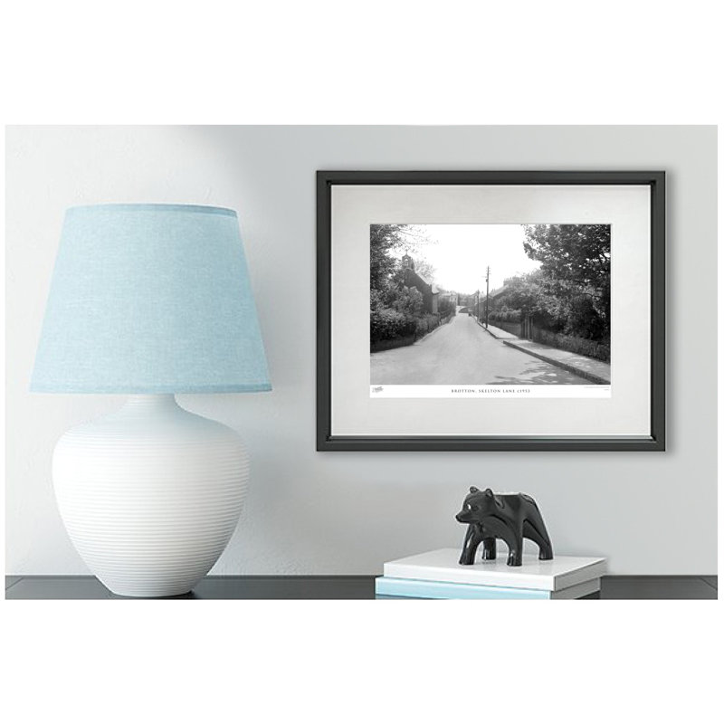 Brotton, Skelton Lane C1953 - Single Picture Frame Print on Wood, 60cm H x 80cm W x 2.3cm D