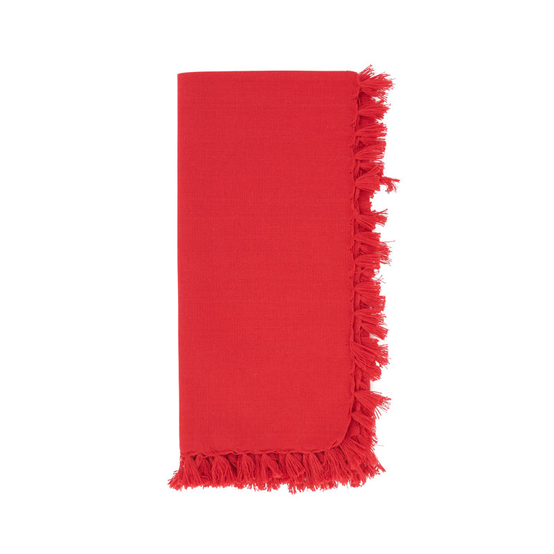 Sabrina Design 20" Cotton Napkin, Red