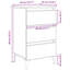 40cm W Manufactured Wood Bedside Table