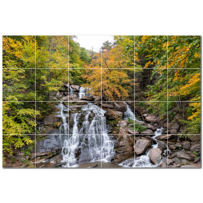 Murale décorative en céramique 4,25 po x 4,25 po
