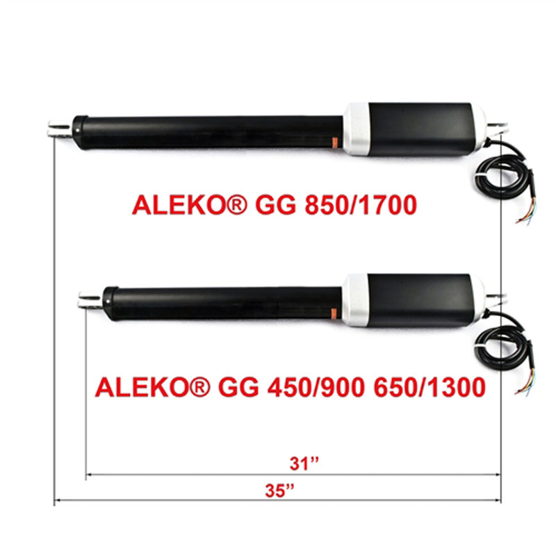 ALEKO Black and Silver Replacement Actuator for Swing Gate Opener