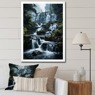 Waterfall Whispering Veil I, reproduction d'art sur toile
