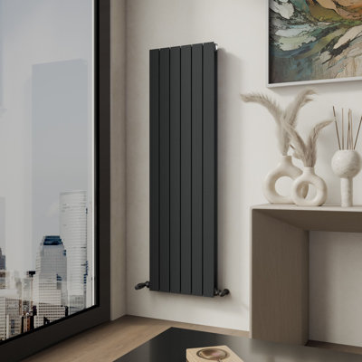 iBathUK Belgravia Vertical Double Slim Flat Panel Radiator