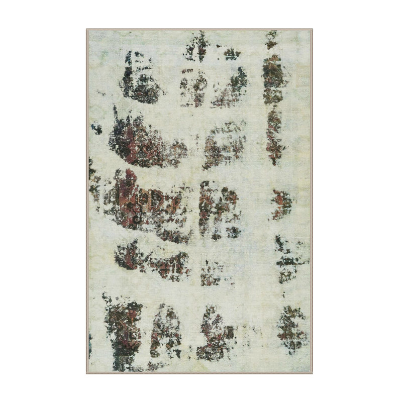 Abstract Indoor Rug, Rectangle 7' x 9'