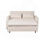 Canapé-lit escamotable de 60 po, canapé-lit 3 en 1 avec lit escamotable, causeuse futon convertible avec poches latérales et coussins lombaires pour le salon, un appartement  -1164083743-1143844084