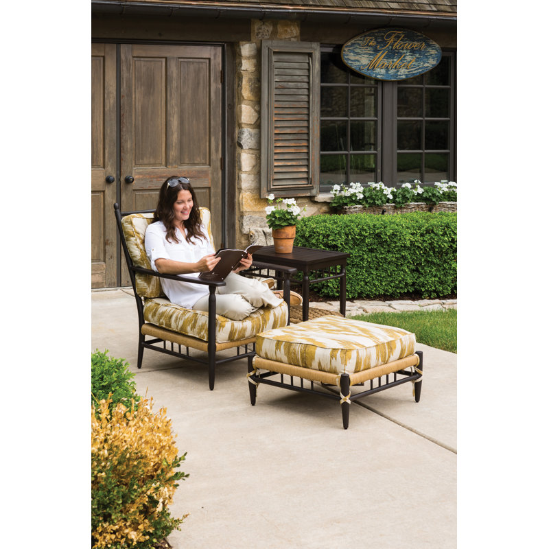 Low Country Outdoor Lounge Chair, Jansen Eucalyptus