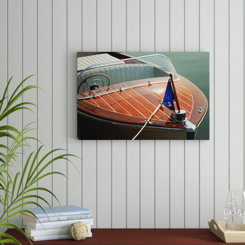 «Antique Boating III», photographie sur toile, H 20 po x l 30 po
