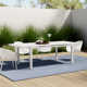 Gibraltar 96'' Extendable Powder Coated Aluminum Outdoor Dining Table