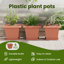  Square Flower Pot 6 Pcs Plastic-354333272-354333275