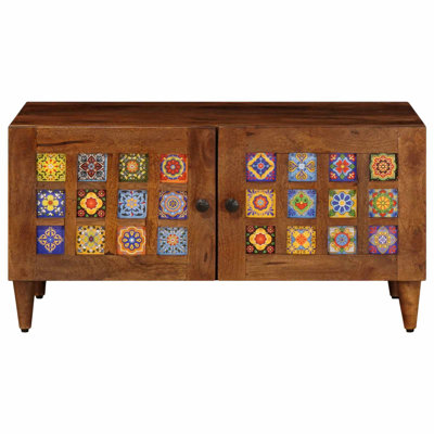 Solid Wood Coffee Table with Storage