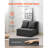 Boneless Folding Sofa Bed 3-in-1 Foldable Couch Bed with 2 Pillows Dark Grey Single