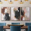 «Unbleached Neutrals I», reproduction sur toile 3 pièces-91887415-91887419