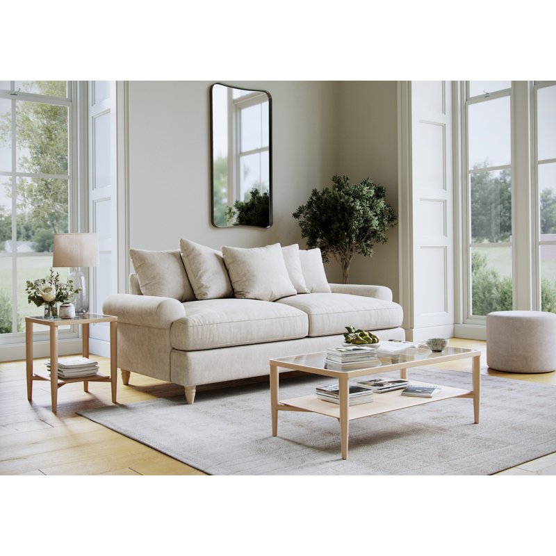 Eluster 3 Seater Sofa, Linen