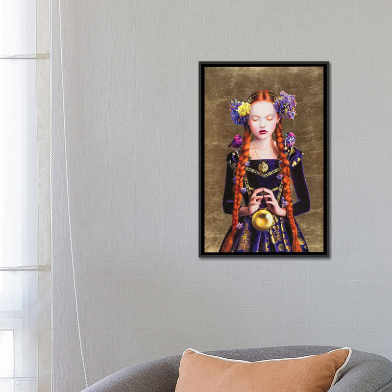 « maga equinozia copia », impression sur toile, H 26 po x l 18 po x P 1,5 po, Toile avec cadre noir, Pas de tapis
