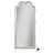 Keyson Full Length LED Light Floor Mirror Silver Oak