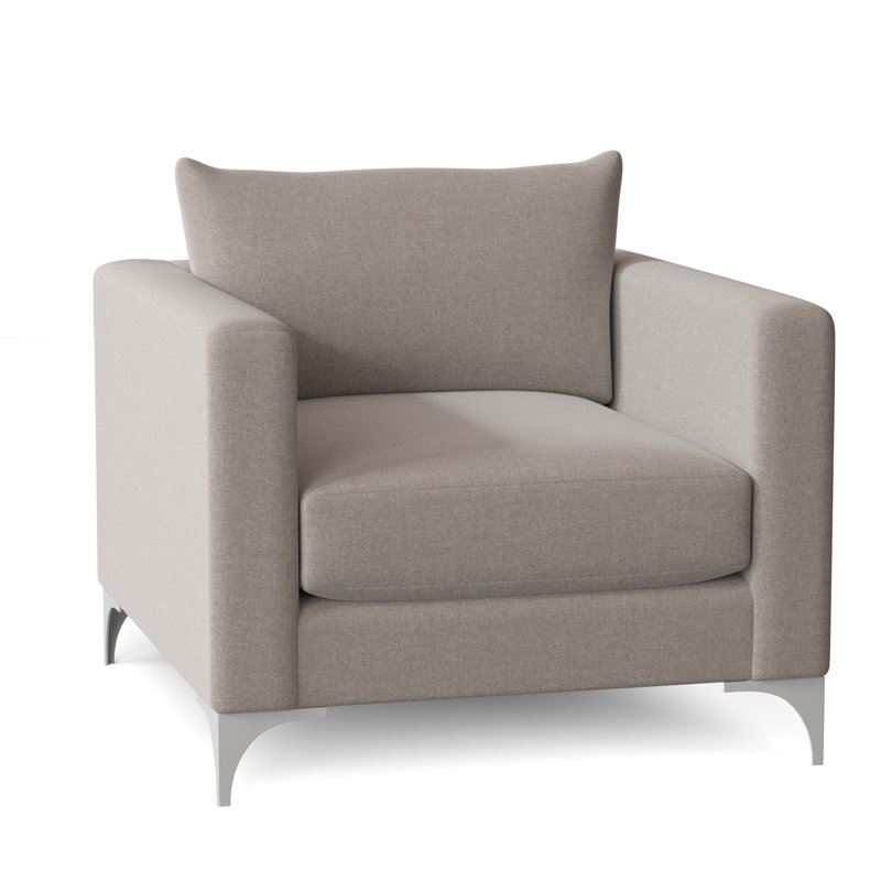 Fauteuil large de 32 po Vess, Ciment Crafty